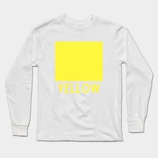 Learn Your Colours - Yellow Long Sleeve T-Shirt